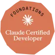 Claude Certified Developer, Foundations badge